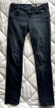 All Saints Pipe Slim Fit Jeans Size 29 (faded black straightleg classic fit)