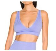 WeWoreWhat V-Neck Bra Top in Powder Blue