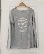 Skull Cashmere Cotton Cashmere V-Neck Sweater