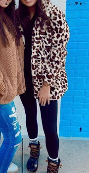 Cheetah / Leopard Print Coat