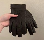 Coach Brown Leather Gloves