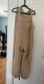 NWOT Fleece Overalls Jumpsuit - Small