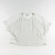 Lululemon  Women's Lean In Short Sleeve Crew Neck Semi Sheer White Tee Shirt 6