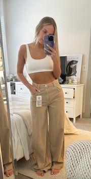 Wide Leg Corduroy Pants