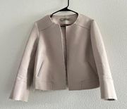 Asos Blazer Womens Size 8 Cropped Raw Edge Occasion Open Front