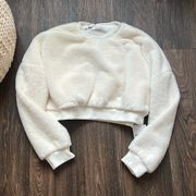 Storets Lily Fuzzy Cropped Sweater