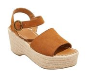 Universal Threads Universal Thread Size 8.5 Brown Espadrille Wedge Sandals