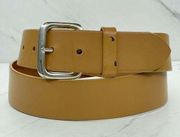 Express Brown Vintage Genuine Italian Leather Belt Size Large L Made in USA