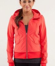 Lululemon  Uba Hoodie Softshell Red Size 6 RARE