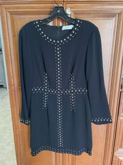 A.L.C black mini dress size 4 $395