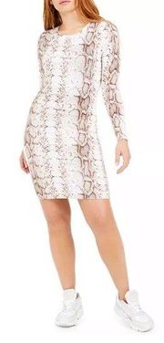 Bar lll Python Print Bodycon Dress