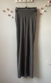 Reebok Gray Activewear Athletic Long Flare Pants