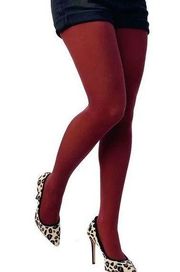 Vintage 90s Givenchy Hosiery BodyGleamers Superb Shimmer Tights in Cranberry