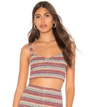 NWT  striped crop top