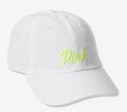 NEW PINK BASEBALL HAT LOGO