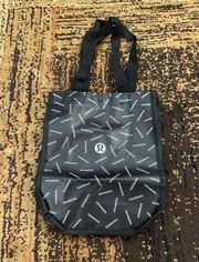 Lululemon limited edition black and silver tote bag