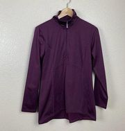 Denim & Co Active 1/4 Zip Pullover Size XS Wine