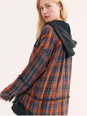 Free People Plaid Jacket