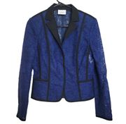 Akris Punto 6 Blue Wool Blend Blazer