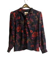 Pendleton‎ Sweater Top Women Measured Floral Country Sophisticates Cottagecore