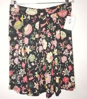 LuLaRoe Madison Skirt Floral BNWT 2X Swing Pleated