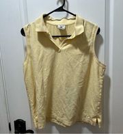 Yellow Columbia Tank Polo Size XL