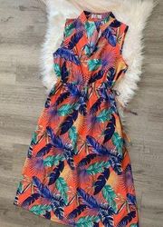 Floral maxi dress S/M