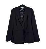 Cabi Black Single Button Blazer Size 12