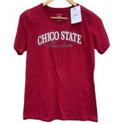 Chico State Grandma burgundy short sleeve t-shirt size medium relaxed fit NEW