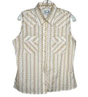 Panhandle Slim Sleeveless Western Shirt