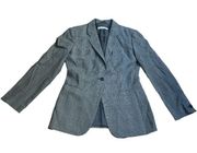 EMPORIO ARMANI Vintage gray houndstooth print blazer size small