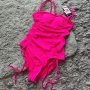 New With Tags Pink One Piece Swimsuit