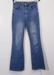 Anthropologie Pilcro and the Letterpress Jeans High Rise Bootcut Blue Denim