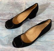 Black Block Heel Shoes Sz6M