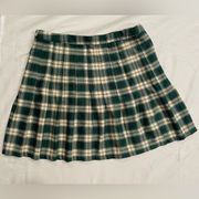 URBAN OUTFITTERS Green Pleated Skirt