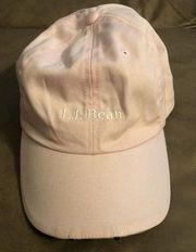 L.L. Bean Pink Hat With Lights In The Brim Camping Hiking Fishing HuntingWomen's