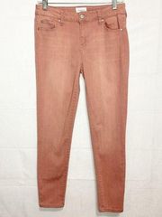 Celebrity Pink Juniors Mid Rise Ankle Skinny Pink Mauve Pants Size 9 (29x26)