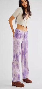 Reese Pitched Straight Cord Jeans in Moonlit Orchid BNWTS