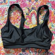 Scoop Black Bikini Top