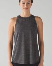 Lululemon  Hot Like Agni Singlet Heathered Black