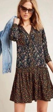 Maeve by Anthropologie Marlie Floral Mini Dress 6