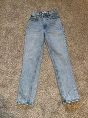 Abercrombie 90s Straight Ultra High Rise Jean Curve Love