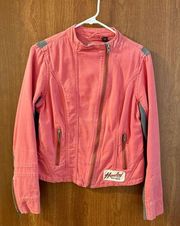 Harley Davidson Pink Motorcycle Jacket