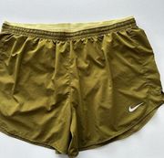 Nike Women’s Running Training Brief-Lined Shorts Green XXL