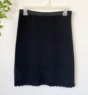 VTG Moschino Cheap and Chic Knit Flower Mini Skirt Sz 6