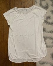 Girls  White Athletic Shirt