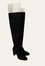 Donald Pliner NEW Joan Suede Thigh High Heel Boots Size 7.5