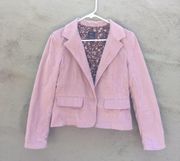 Blair Pink Corduroy Blazer