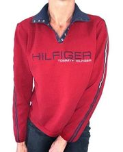 Vintage Tommy Hilfiger Red Graphic Sweatshirt