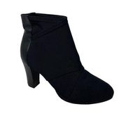 Eileen Fisher Nylon Canvas Pull On Sock Bootie